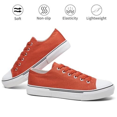 Image of yageyan Men Canvas Low top Shoes Classic Casual Sneakers Mens Fashion Shoes