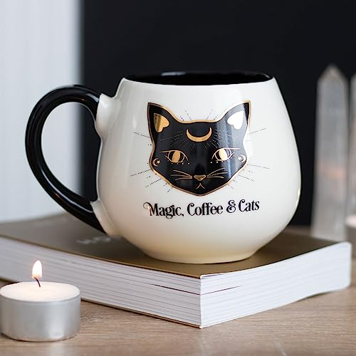 Something Different Wholesale Magic & Cats Halloween Mug, Gothic Witches Brew Ceramic Cup for Adults - Image 3