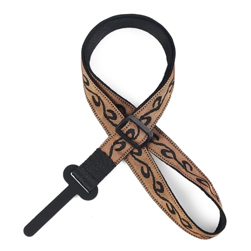 Image of CLOUDMUSIC Ukulele Strap Clip On No Drill J Hook For Soprano Concert Tenor Baritone(SH97)