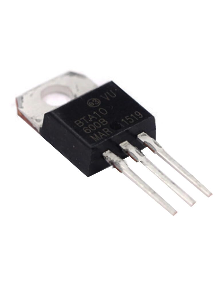 Generic Triac BTA10 BTA10-600 BTA10-600C 10A 10000mA 600V Sensitive DIY TO-220