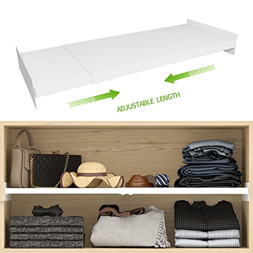 Sofron Expandable Closet Shelf Organizer, Adjustable Shelves Organizer, Storage Shelving Rack Diy Divider Rv Tension Separator For Cabinet Pantry Wardrobe Cupboard Kitchen, Small 1 Pack #TOP7