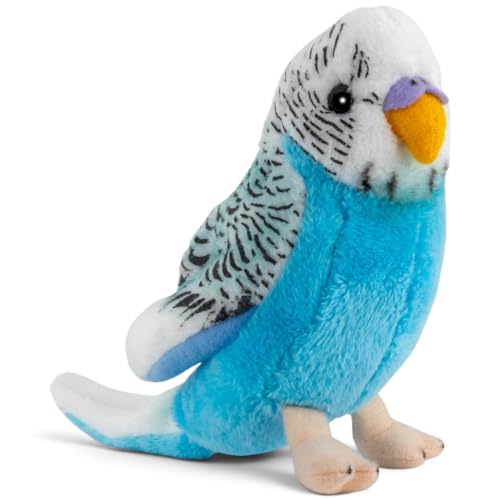 Carl Dick Budgerigar Dark Blue Plush Toy