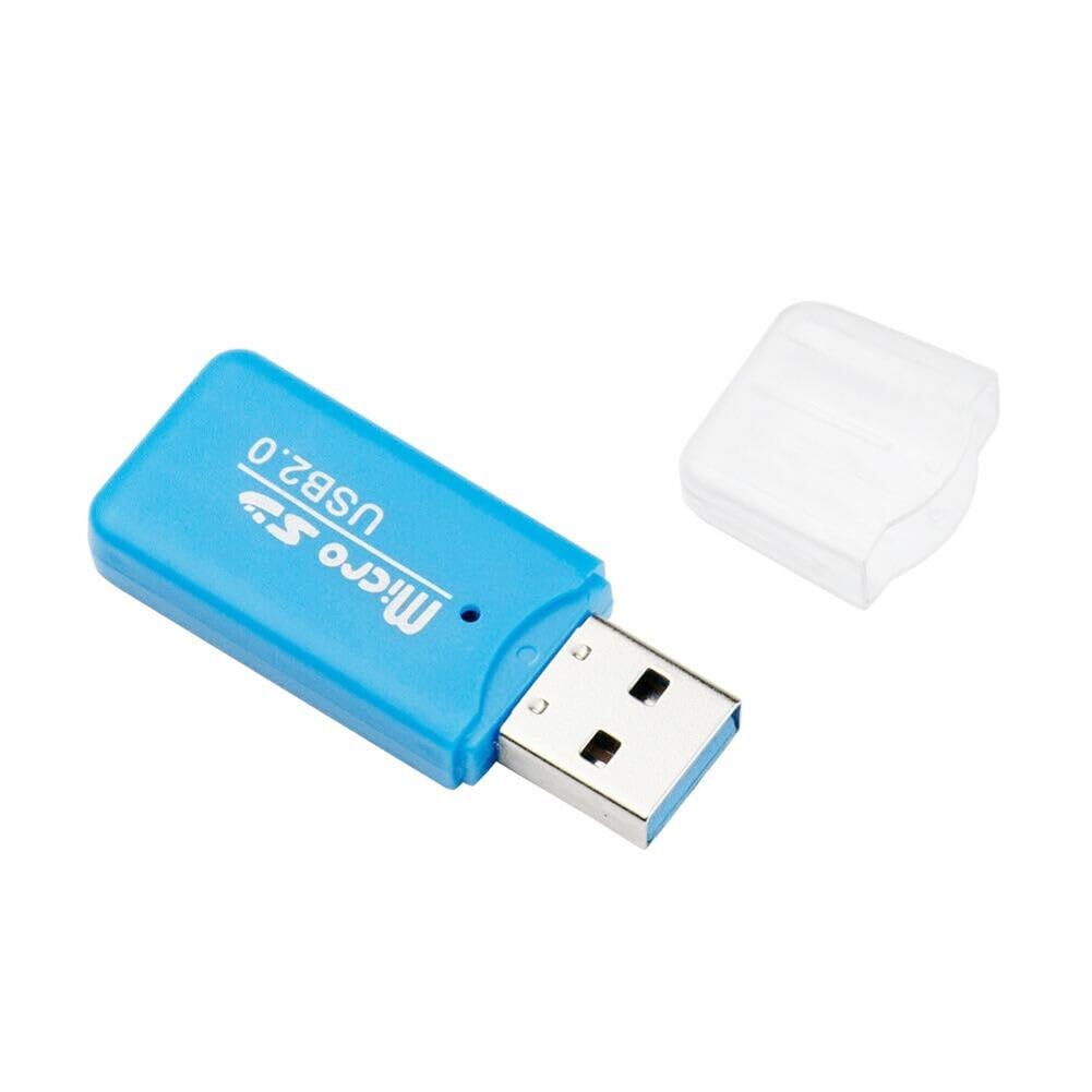 Original Micro SD Card Reader High Speed Portable USB 2.0 Micro SD TF T-Flash Card Reader (Multi Colour)