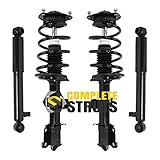 COMPLETESTRUTS - Front Quick Complete Strut Assemblies with Coil Springs and Rear Shock Absorbers Replacement for 2011-2013 Kia Sorento - Set of 4