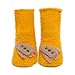 Produktbild CyFe Baby gelbe Bodensocken Cartoon Stern Socken Lustige Anti-Rutsch-Socken Kleinkind Kinder Jungen Mädchen Herbst und Winter Indoor Slipper Socken Gr. Medium, Raumschiff M(1-3 Jahre)