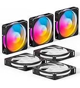 upHere gaming ARGB ventilateur pc 120mm Haute Performance,Daisy Chain,régulation PWM ventilateur ...