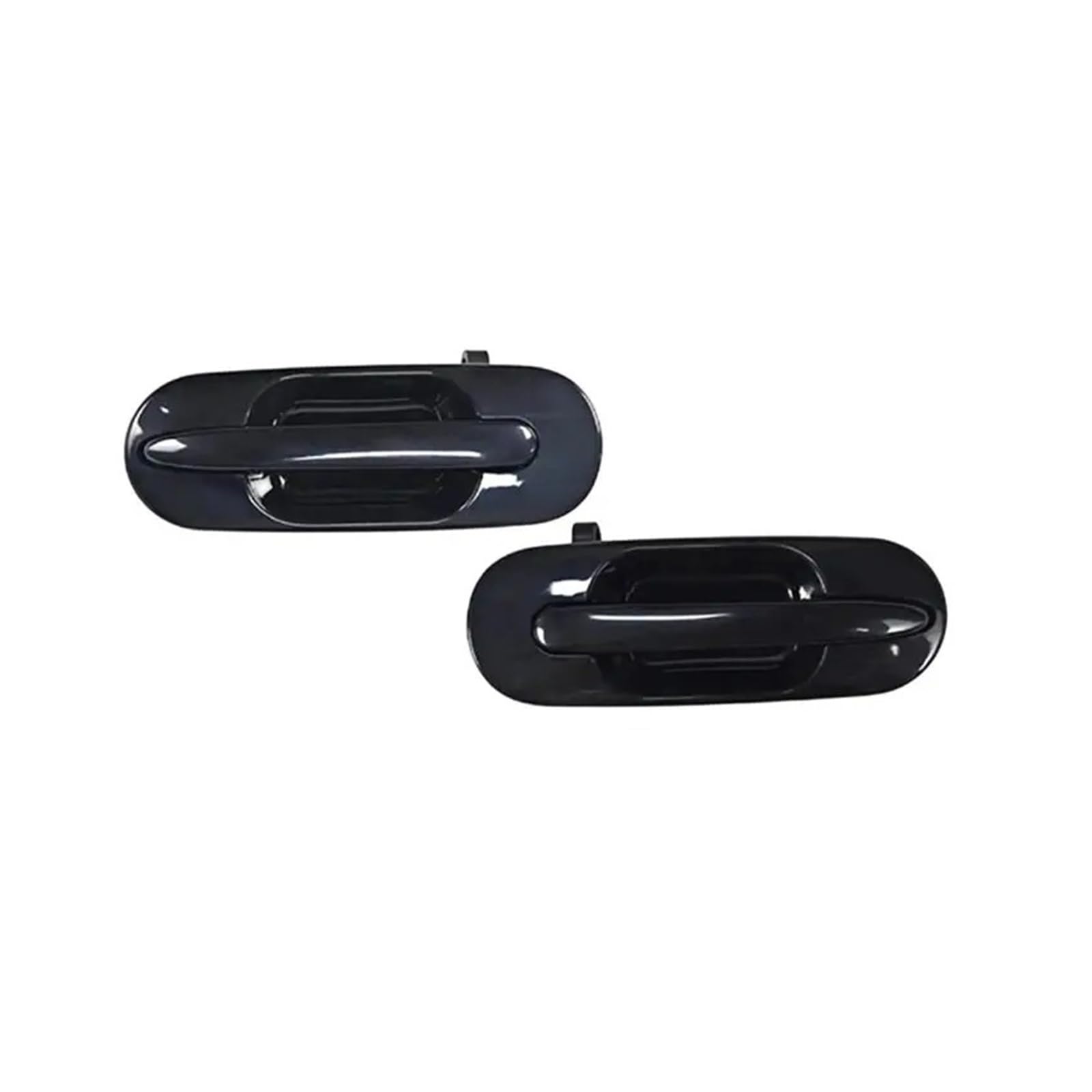 TNTGEBFVBG Universal Car Exterior Door Handle for CR-V for CRV 1997-2001 Left & Right Black Accessories 2Pcs Car Front Exterior Door Handle Outside Outer Kit(Black 2)
