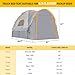 Pickup Truck Tent with Awning Shade,Waterproof PU5000mm Oxford for 5.5-6.3 FT Truck Bed for Camping Travel Outdoor Activities for Chevy Silverado 1500,Ram 1500/Dakota,F150,GMC 1500,Titan,Tundra