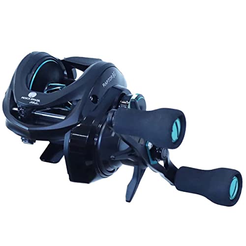 Carretilha de velocidade Raptor Big Game da Pesca Brasil - Esquerda