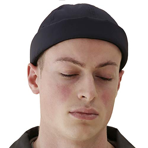 Undercontrol Brimless Trawler Quick Dry Leon Cap Unisex Breathable Xanadu Outdoor Sailor Hat Fisherman No Visor Skull Beanie (Navy) #TOP17