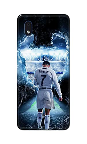 Image of Printed Hard Back Cover Case for Samsung Galaxy M01 Core | Samsung Galaxy A01 Core Back Cover (Footbal Legend) -1302