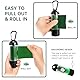 Dog Poop Bag Dispenser with 7-Color LED Light, IPX6 Waterproof USB-C Rechargeable Dog Flashlight, Portable Carabiner (Great for Night Walks) (45 Bags Included)