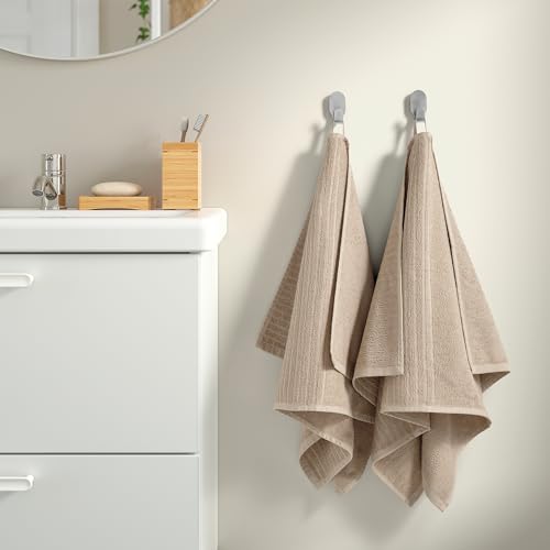 Serviette de toilette VÅGSJÖN de ProTuning finitions soignées en beige clair