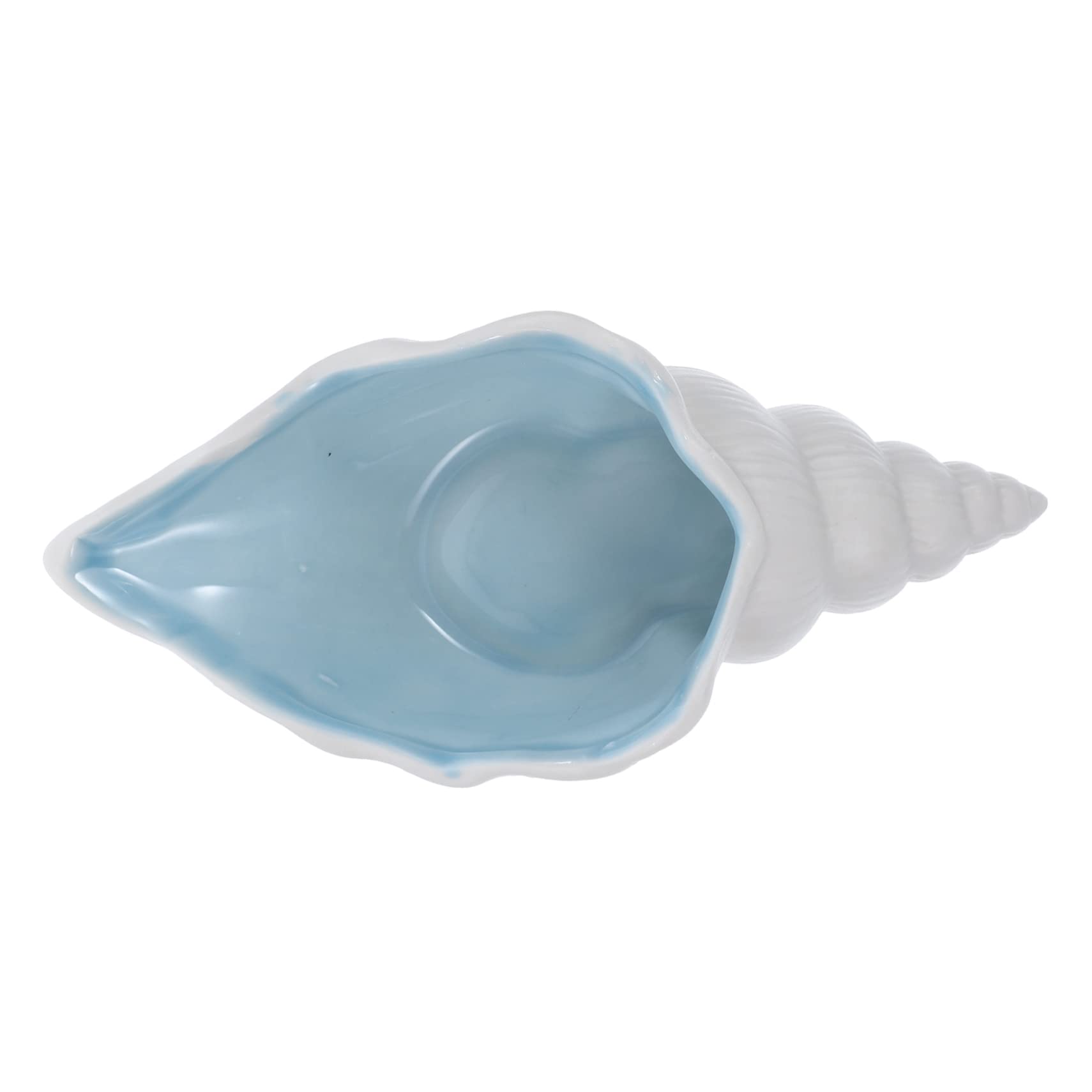 PRETYZOOM 3St Muschelschale aus Keramik Schmuck Tablett Ringschale Ringorganisator Muschelhorn für den einzug schmuck-aufbewahrung Conch-Schmuck-Tablett Keramik-Schmuckschale