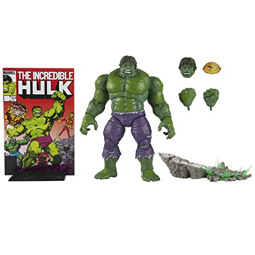 Boneco Marvel Legends Series 1 Aniversário de 20 Anos, Figura de 15 cm - Hulk - F3440 - Hasbro, Verd