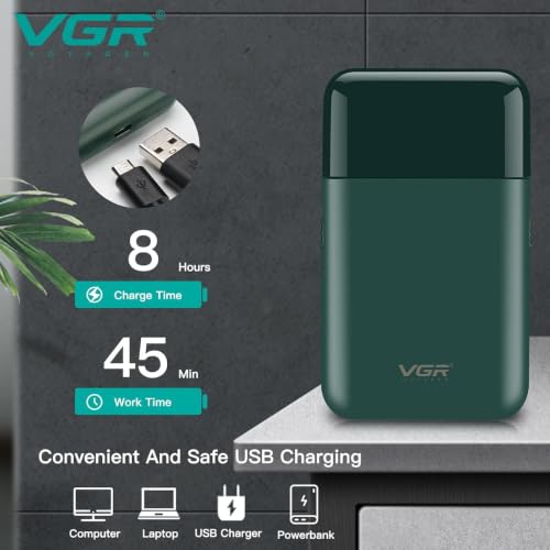 VGR V-390 Electric Shaver, Black - Image 3