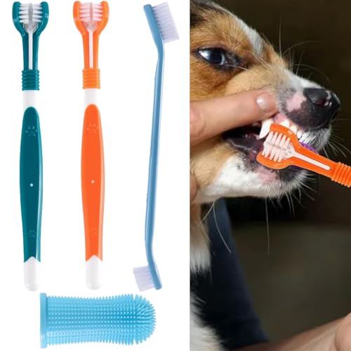 Ezranova YF-CNG Hundezahnbürsten Set, 2 Pack