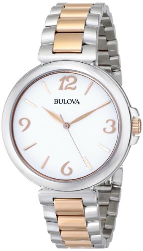 Bulova Women's 98L195 Analog Display Japanese Quartz Two Tone Watch