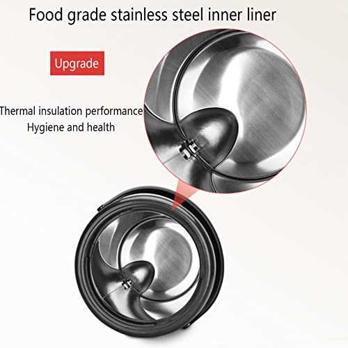 Récipient isolant en acier inoxydable robuste 6L au design argenté - 3