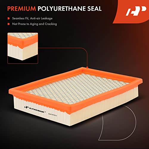 A-Premium Engine Air Filter Compatible with Buick Century, Regal, Terraza & Cadillac DeVille, XLR & Chevrolet Corvette, Malibu & Oldsmobile Aurora & Pontiac Grand Prix, Trans Sport by A-premium - Used condition - Image 5