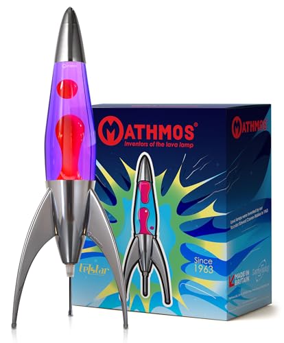 Violet Red Lava Lamp - The Original Mathmos Telstar Rocket