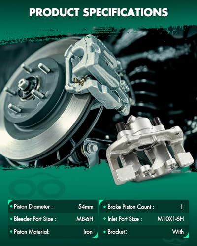 Image of SCITOO 19B1618A Front Right Disc Brake Caliper w /Bracket Fit For BMW For 325xi 2001-2005,For BMW For 328Ci 2000,For BMW For Z3 2001-2002,For BMW For Z4 2003-2007, Single Piston