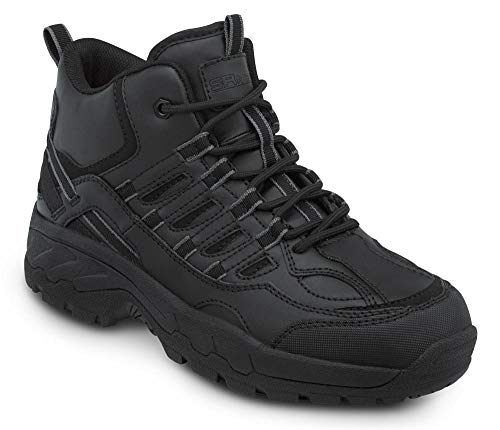 SR Max Carbondale, Men's, Black, Hi Top Athletic Style Soft Toe Slip Resistant Work Shoe