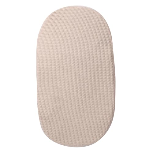 PTILSERY Cotton Bassinet Sheet for Infants Boys Girls, Solid Color Baby Fitted Sheet Case for Rectangle Oval Mattresses