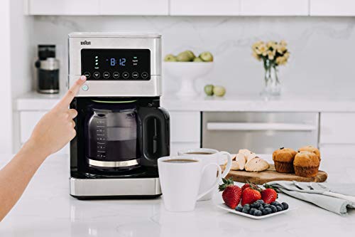 Braun KF7370SI Braun BrewSense Touch Screen Coffee Maker KF7370SI, 12 cup, Stainless Steel Braun KF7370SI Braun BrewSense Touch Screen Coffee Maker KF7370SI, 12 cup, Stainless Steel
