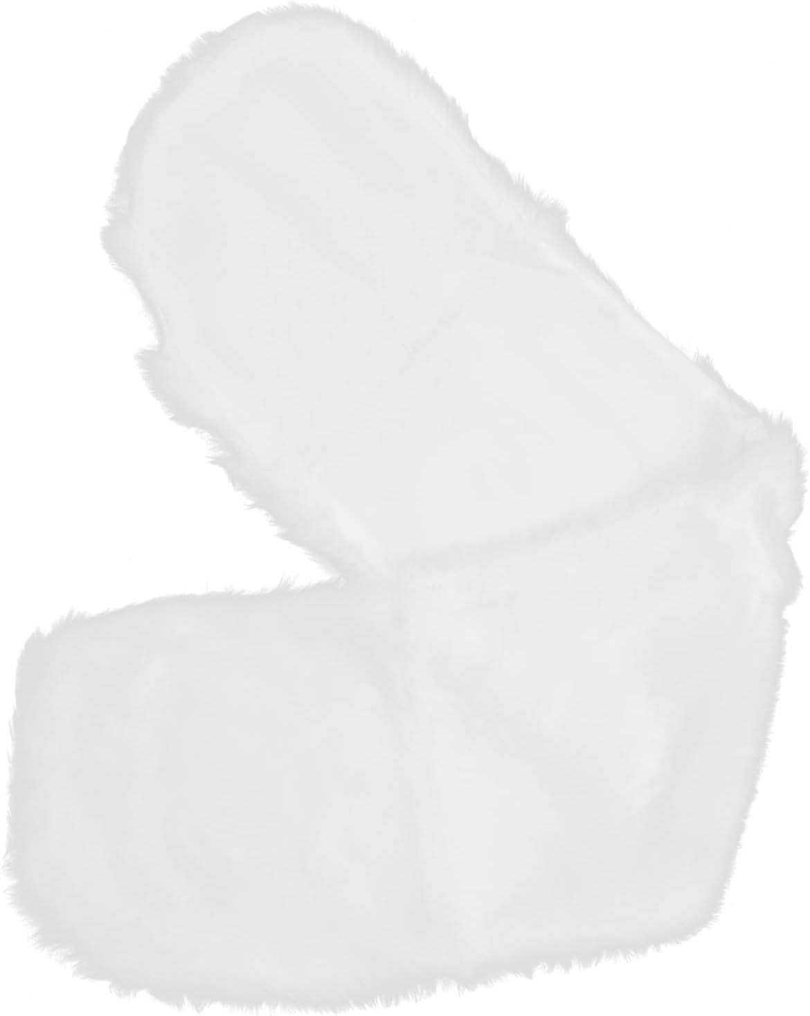 Veemoon Little Girls Faux Fur Wrap Shawl Winter Warm Decorative White