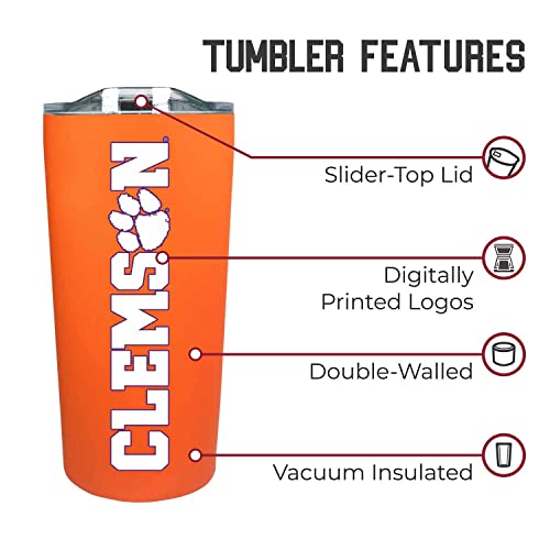 Campus Colors Stainless Steel, Double Walled, Vacuum Insulated, Reusable Tumbler With Slider-Top Lid For Travel, Sports, And #TOP4