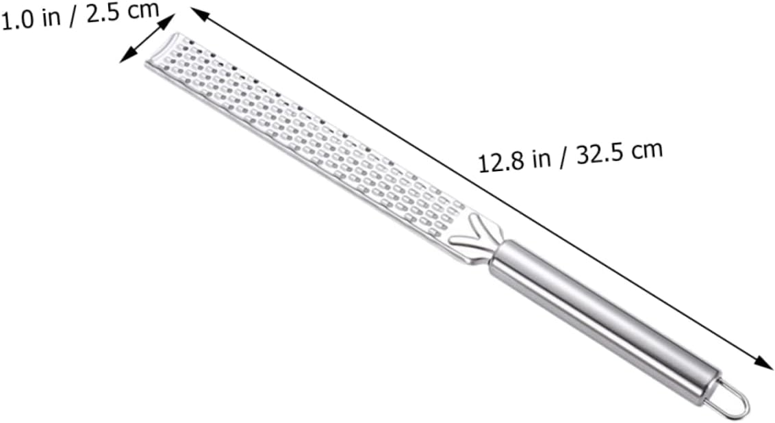 3Pcs Stainless Steel Cheese Grater Long Handle Tool for Home Kitchen image 3
