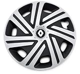 JESTIC Set di 4 copricerchi da 14 pollici, borchie coppe ruota compatibili con Renault: Laguna, Megane, Clio, Zoe e Kangoo