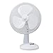 Ventilatore da tavolo con oscillazione e velocità regolabile bianco 30 cm DA54005