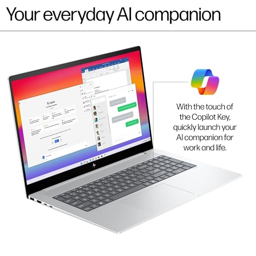 Image of HP Envy Business Laptop Computer - 17.3 inch FHD Touchscreen Display | Intel Ultra 7 155H(Up to 4.8GHz) | Wi-Fi 7 | Copilot AI | Backlit Keyboard | Windows 11 Pro(64GB RAM, 4TB SSD)