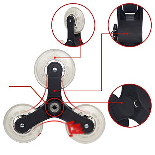 LDBDASA Shopping Trolley Leichter Treppenklettern-Klappwagen Mit Großer Kapazität Wasserdichte Tasche – Bild 4