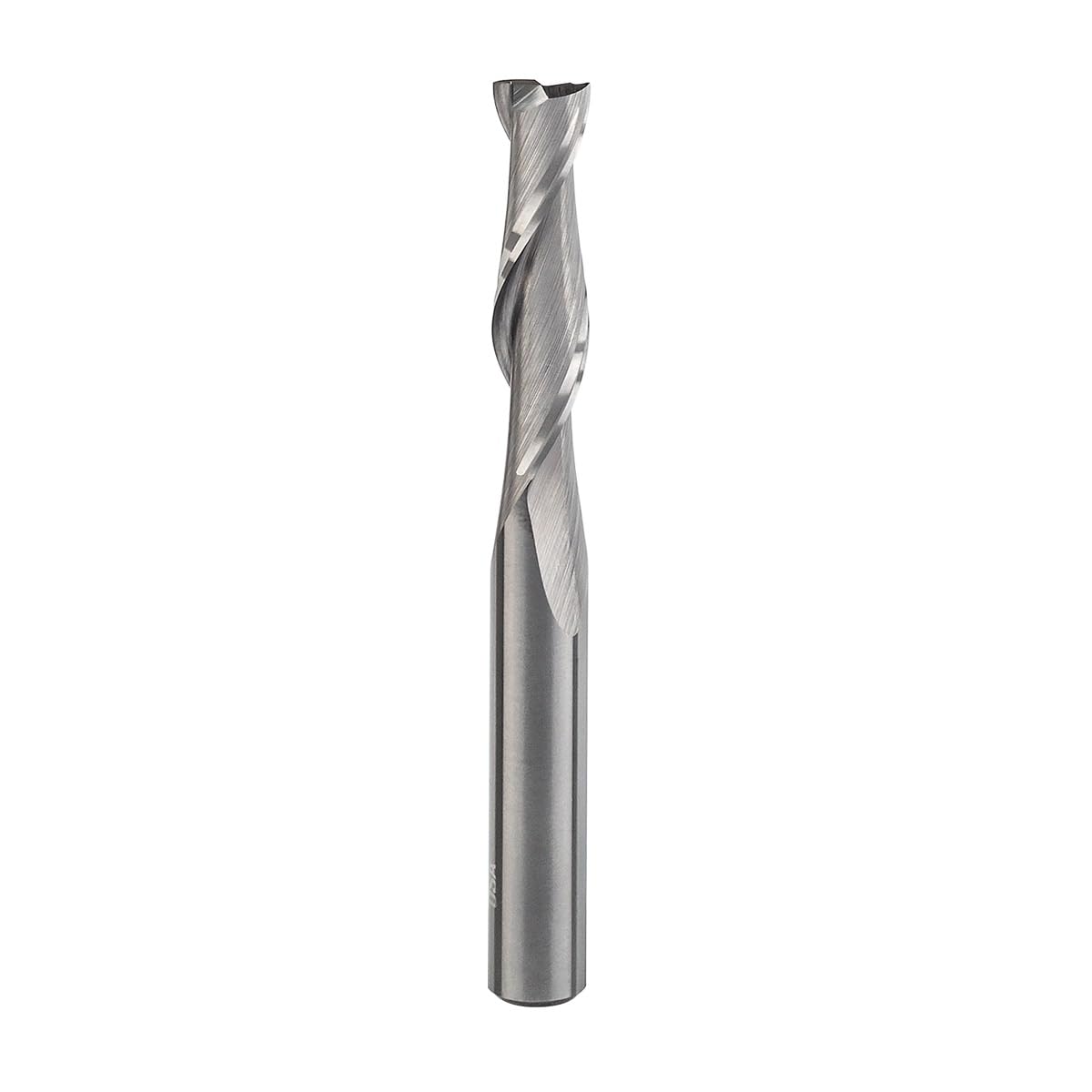Ultra-Shear Solid Carbide Router Bits, 1/4" CD, 1/4" SH, 1" CL, Up Cut, 2 Flute, USA Made Spiral Bit for CNC, Hand & Table Routers US2100U