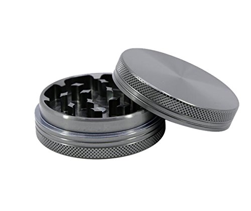 Wamvp Grinder Metall Aluminiumlegierung Grinder 2 Teilig Crusher für Kräuter Grau Cover