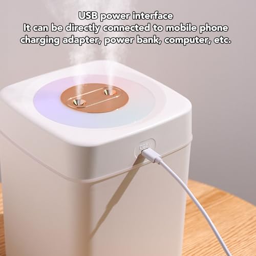 Humidificador de gran capacidad 3L con aromaterapia miniatura 5
