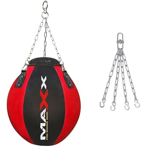 MAXX Pro Boxing Heavy Filled Punch Bag Set Cover