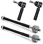 4 PC Inner/Outer Tie Rod End Kit FITS Dakota 2005-2010, Mitsubishi Raider 2006-2009, Ram Dakota 2011, EV800099 ES3571
