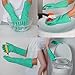 Tripop Heavy-Duty Nitrile Gloves, Household Cleaning Gloves with Effective Resistance to Oil, Acid, Alkali & Solvent (Green, Large)