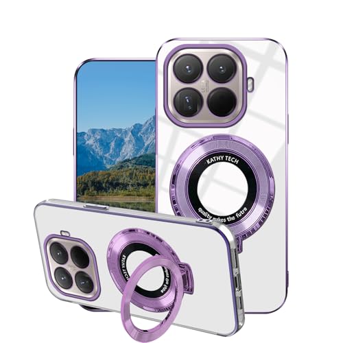 Wousunly �P�[�X�݊���������܂�Xiaomi 15T Pro�P�[�X �N���A�����O�t���X�}�z�P�[�X�ϏՌ��g�уJ For Xiaomi 15T Pro���� �y���^ �S�ʕی� (�p�[�v��)