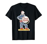 CIRCUS LIQUOR Classic T-Shirt - Black, Unisex-Adults, Small, Short Sleeve, Classic Fit, Cotton Blend, Novelty, Cartoon, Retro, Bar Enthusiasts, Cartoon Fans