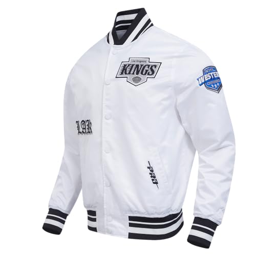 Image of Pro Standard Mens NHL Old English Satin Jacket
