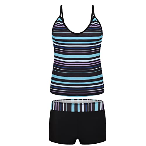 Maillot de bain push-up rétro bleu contre les complexes de la silhouette
