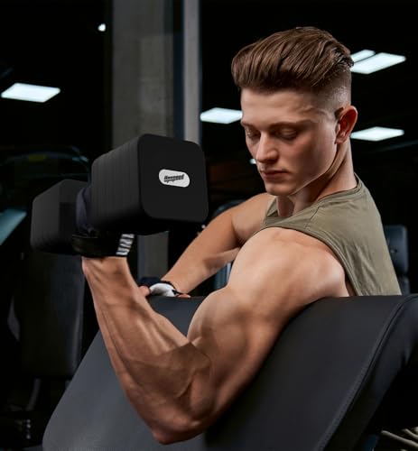 Image of 15LB 20LB 30LB 40LB 50LB Adjustable Dumbbell Set Free Weights Dumbbells Set for Women Men Hand Weights Sets Adjust Dumbbell Weight Sets for Home Gym Exercise Workout Strength Training Equipments