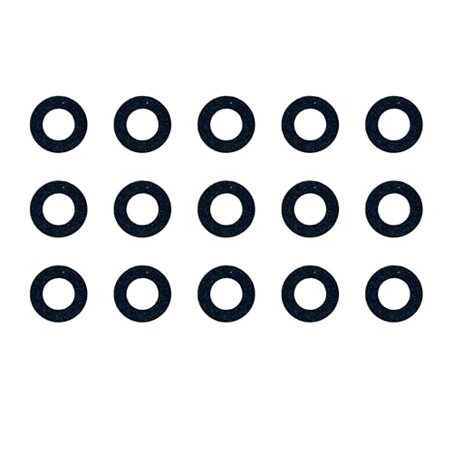 Image of 15 Pcs Tohatsu Lower Unit Drain Plug Gasket 332-60006-1, Lube Drain Screw Washer Replacement for Tohatsu 332600060M /332600060 Boat Drain Plug, Mallor 9-60103 332600060, Mercury 27-95220 332600061M