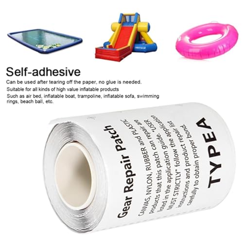 Image of 1 Roll Repair Patch, 7.5x375cm /3x147.6in Water Proof TPU Sticker Transparent Tape Self Adhesive Inflatable Patch Repair Kit for Tent Swim Rings