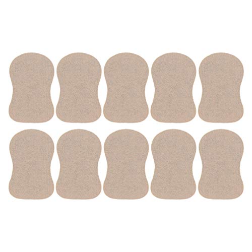 SUPVOX Underarm Armpit Sweat Pads Stickers Disposable Adhesive Sweat Shield Guard for Women Men 10Pcs